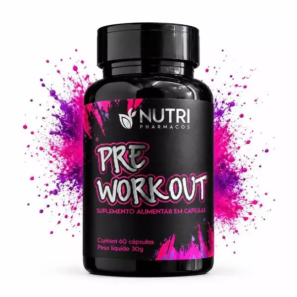 Pre Workout Nutri 60 Cápsulas